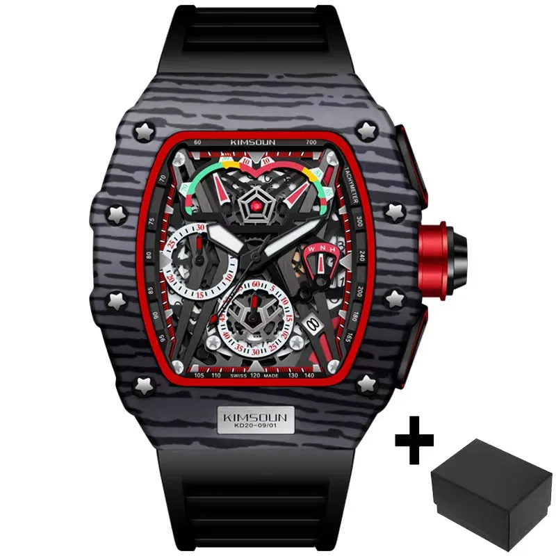 Men's Luxury Racing Style Chronograph Quartz Watch