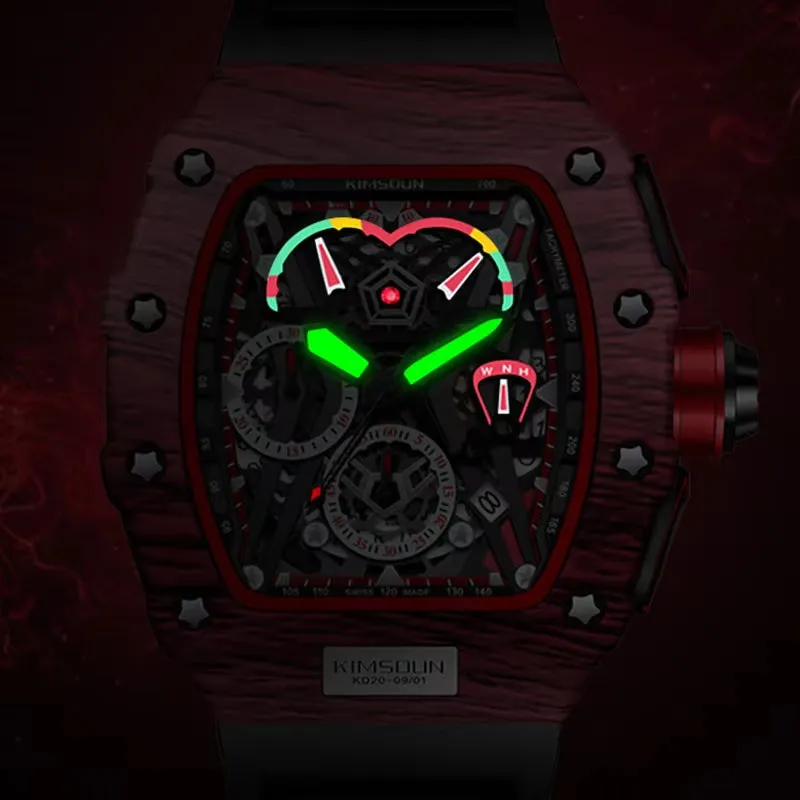 Men's Luxury Racing Style Chronograph Quartz Watch
