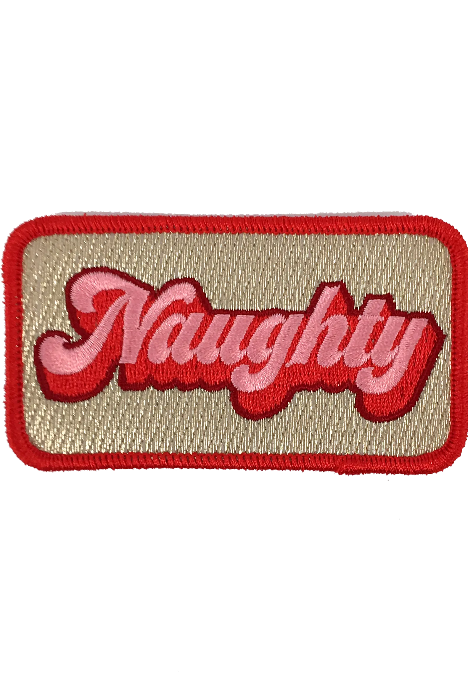 METALLIC NAUGHTY PATCH HAT