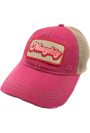 METALLIC NAUGHTY PATCH HAT