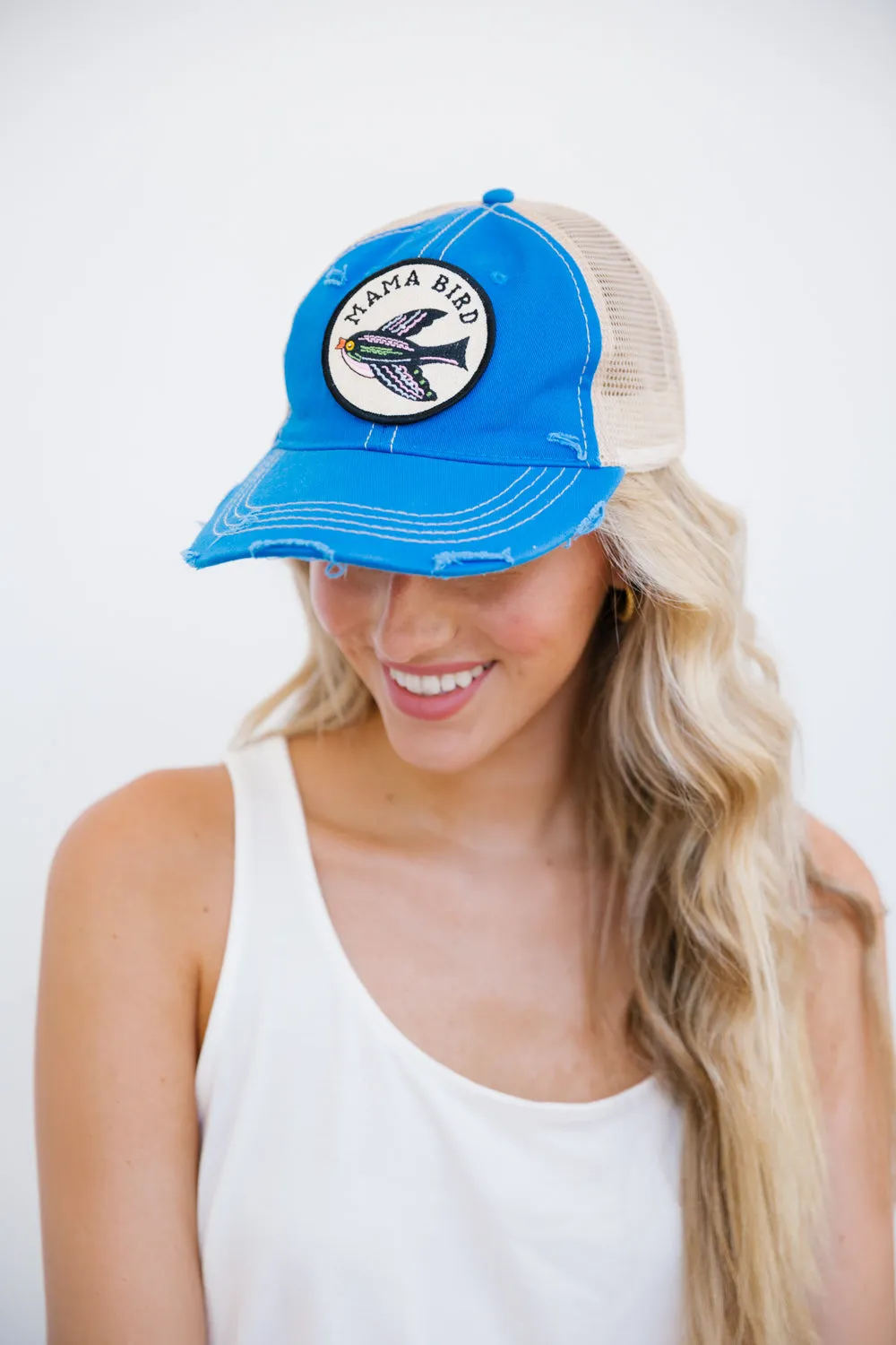 MIDNIGHT MAMA BIRD PATCH HAT