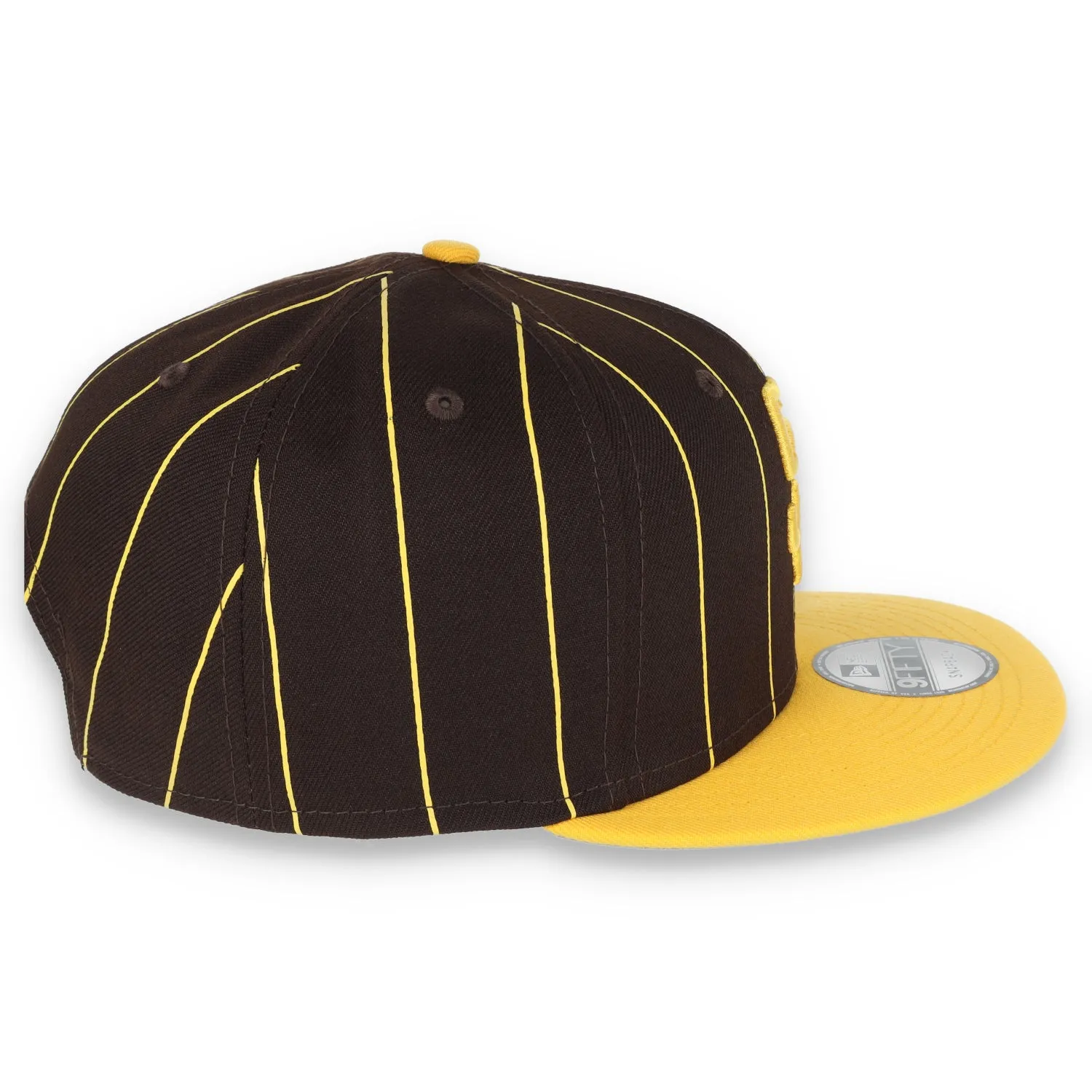 New Era San Diego Padres Vintage Throwback 9Fifty Snapback Hat-Brown