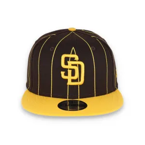 New Era San Diego Padres Vintage Throwback 9Fifty Snapback Hat-Brown