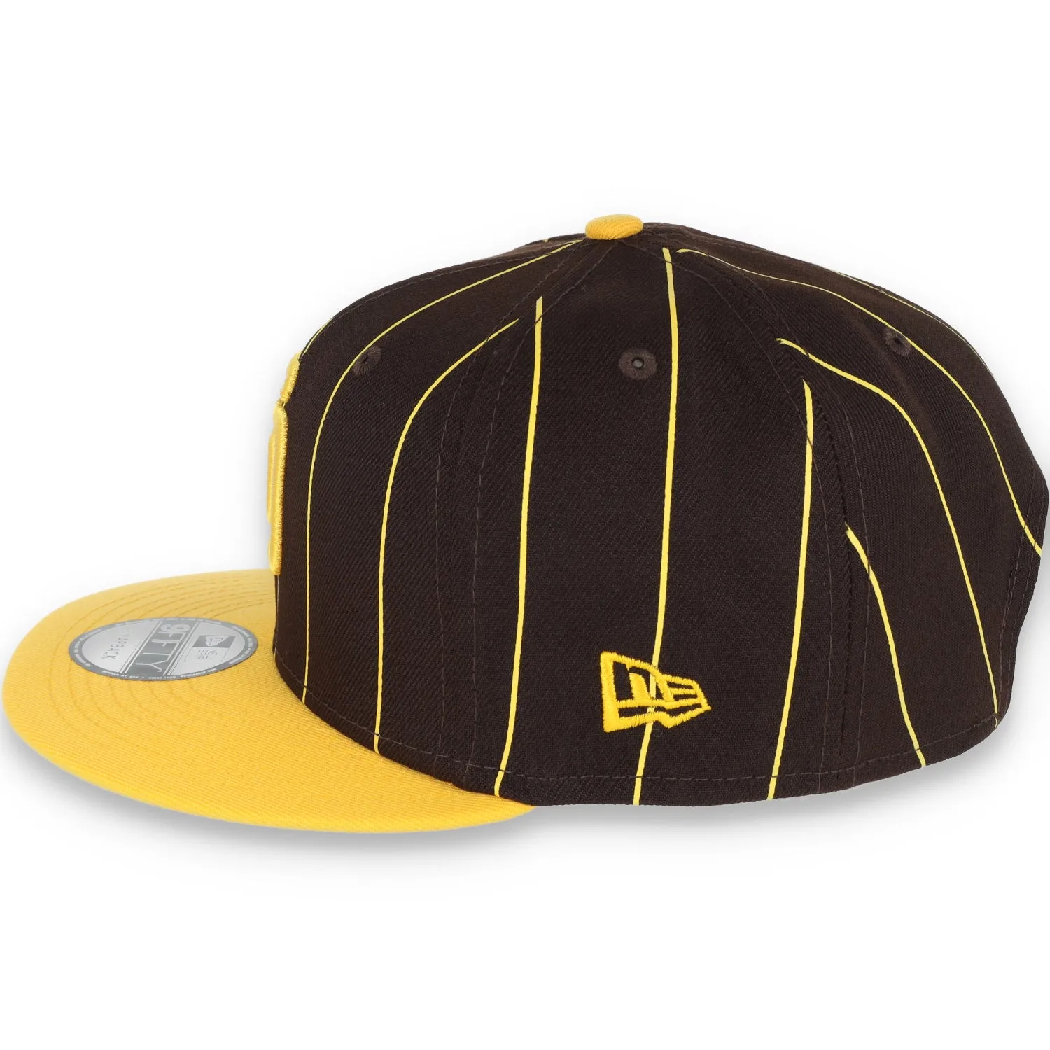 New Era San Diego Padres Vintage Throwback 9Fifty Snapback Hat-Brown