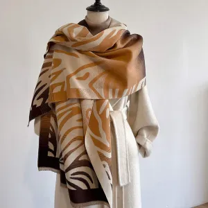 **NEW** Mocha Deluxe Fashion Pashmina Shawl