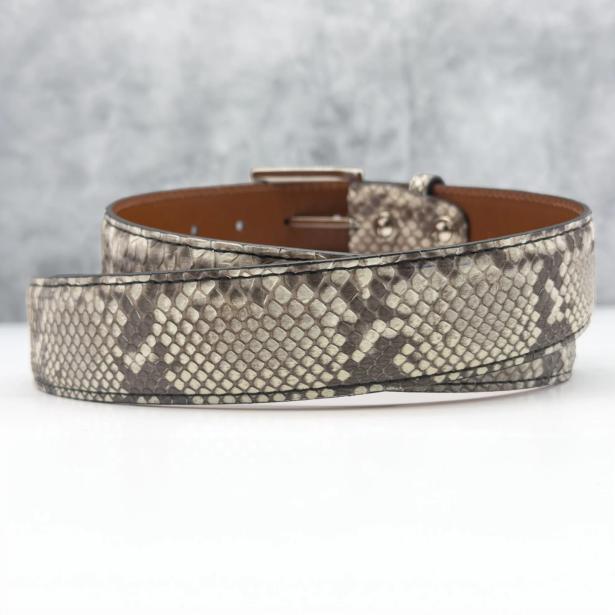 Python Belt: Natural Marked