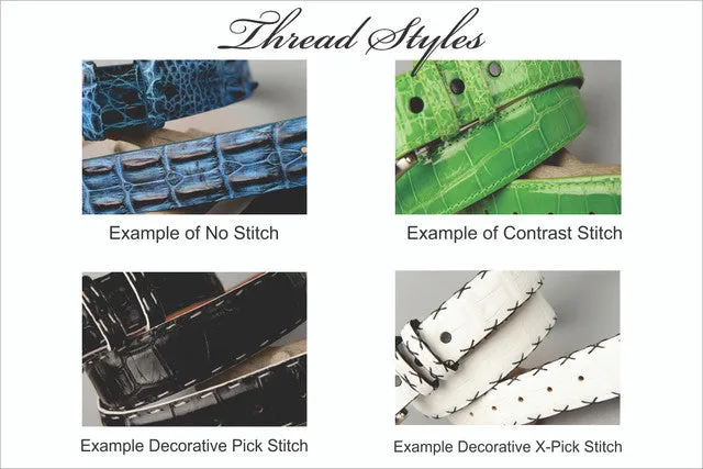 Python Belt: Natural Marked