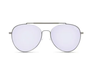Quay - Lickety Split Gunmetal/Purple Mirror