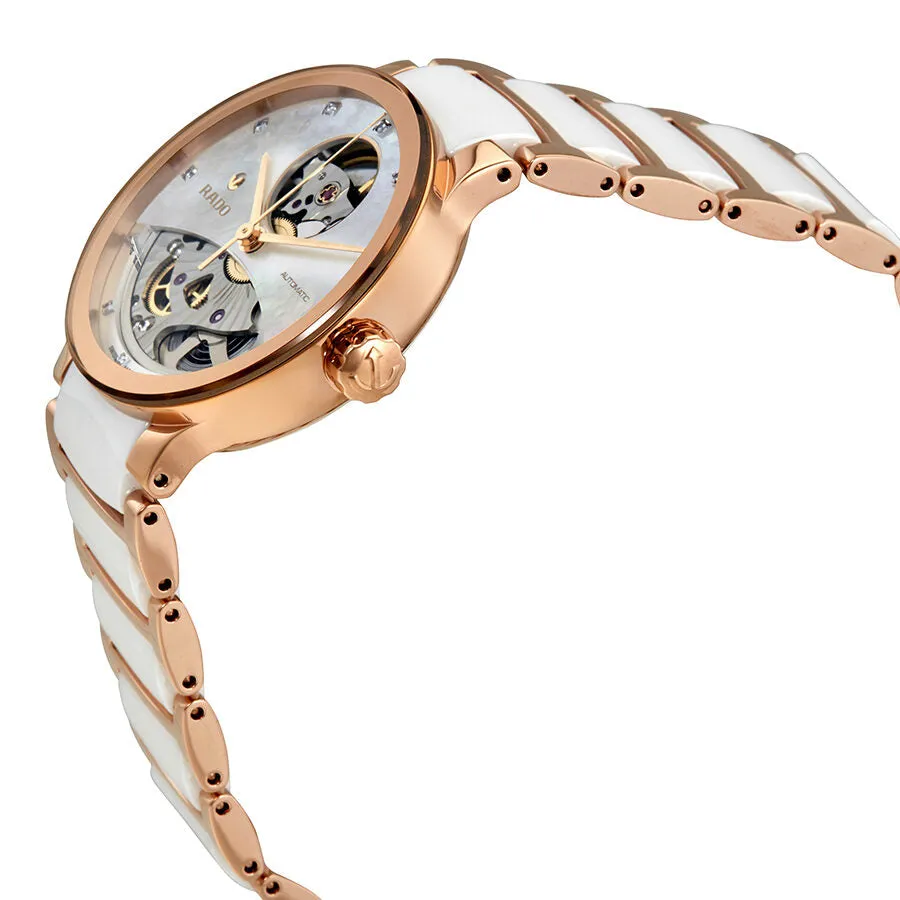 Rado Centrix Open Heart Mother Of Pearl Dial Automatic Ladies Watch R30248902