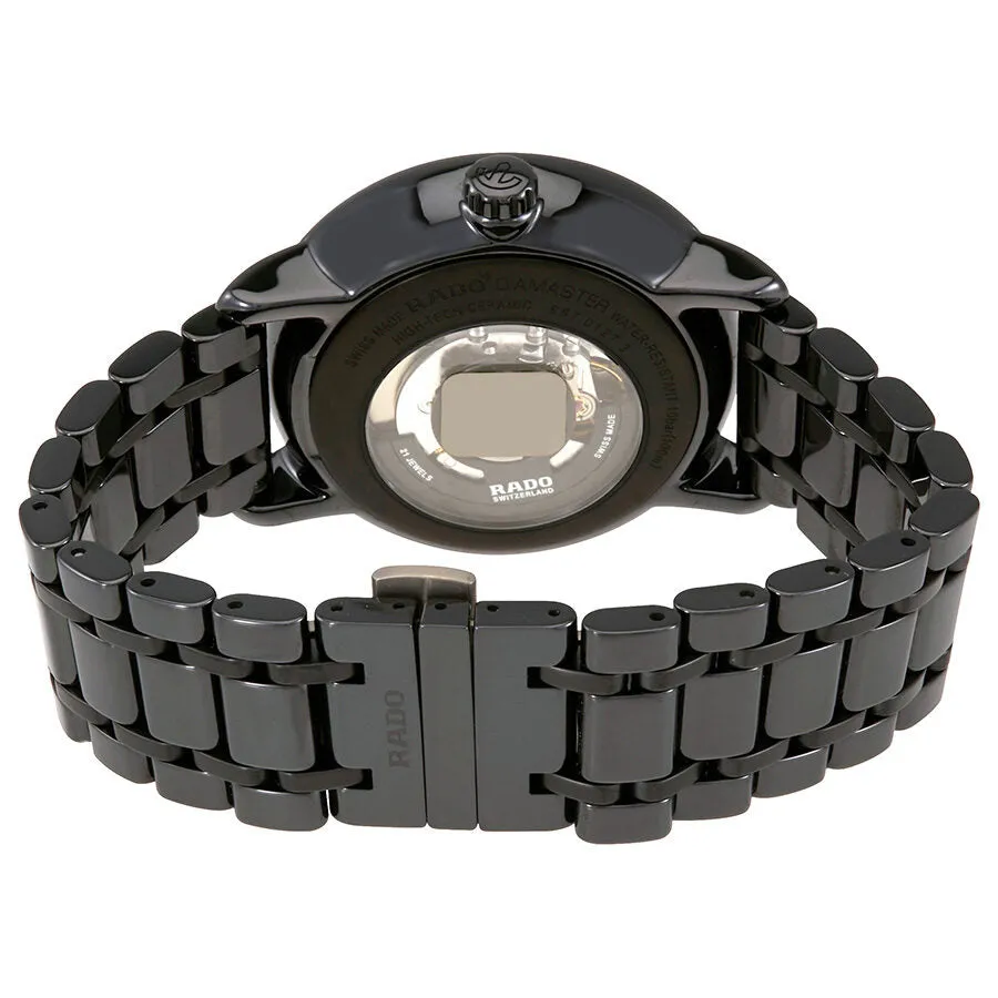 Rado Diamaster Grande Seconde Automatic Black High-tech Ceramic Men's Watch R14127152