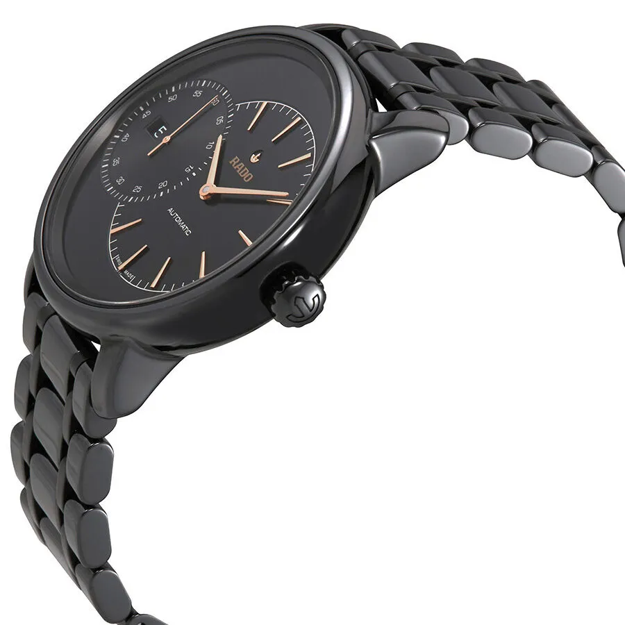 Rado Diamaster Grande Seconde Automatic Black High-tech Ceramic Men's Watch R14127152