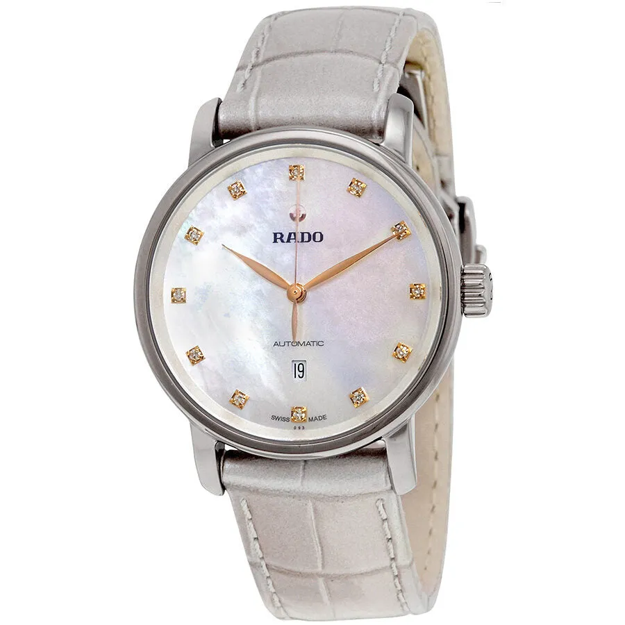 Rado Diamaster Mother of Pearl Diamond Ladies Watch R14026935