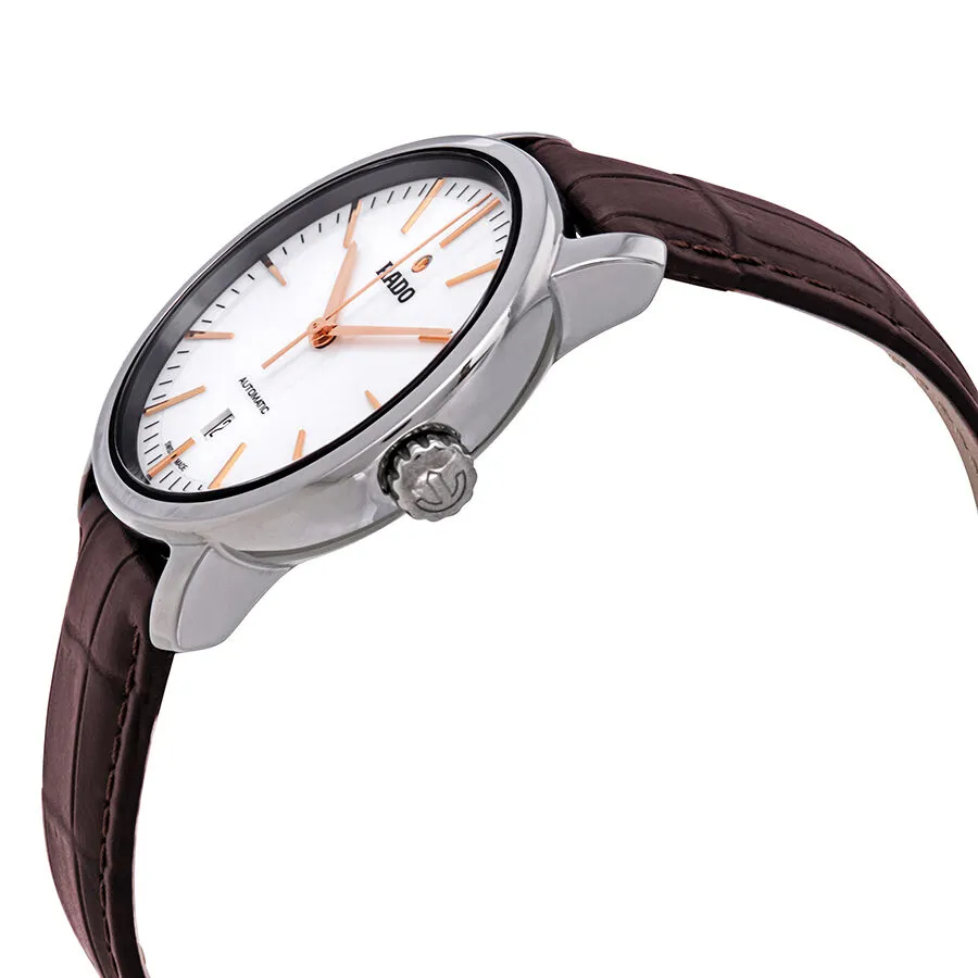 Rado DiaMaster XL Silver Dial Automatic Men's Leather Watch R14074086