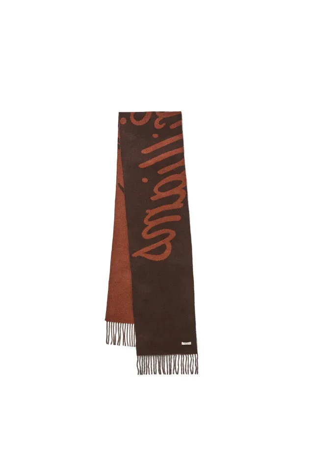 R.M.Willams Script Wool Scarf