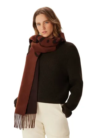 R.M.Willams Script Wool Scarf
