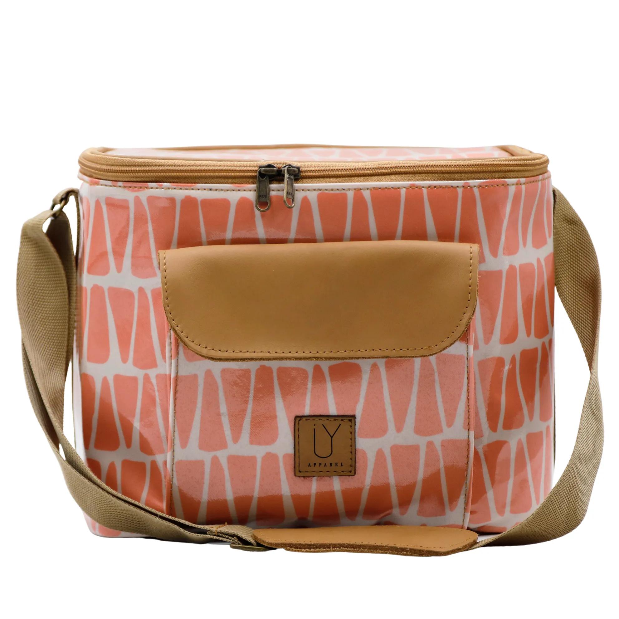 Sam Sling Cooler - Cracked Earth Coral