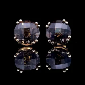 Smokey quartz earrings
