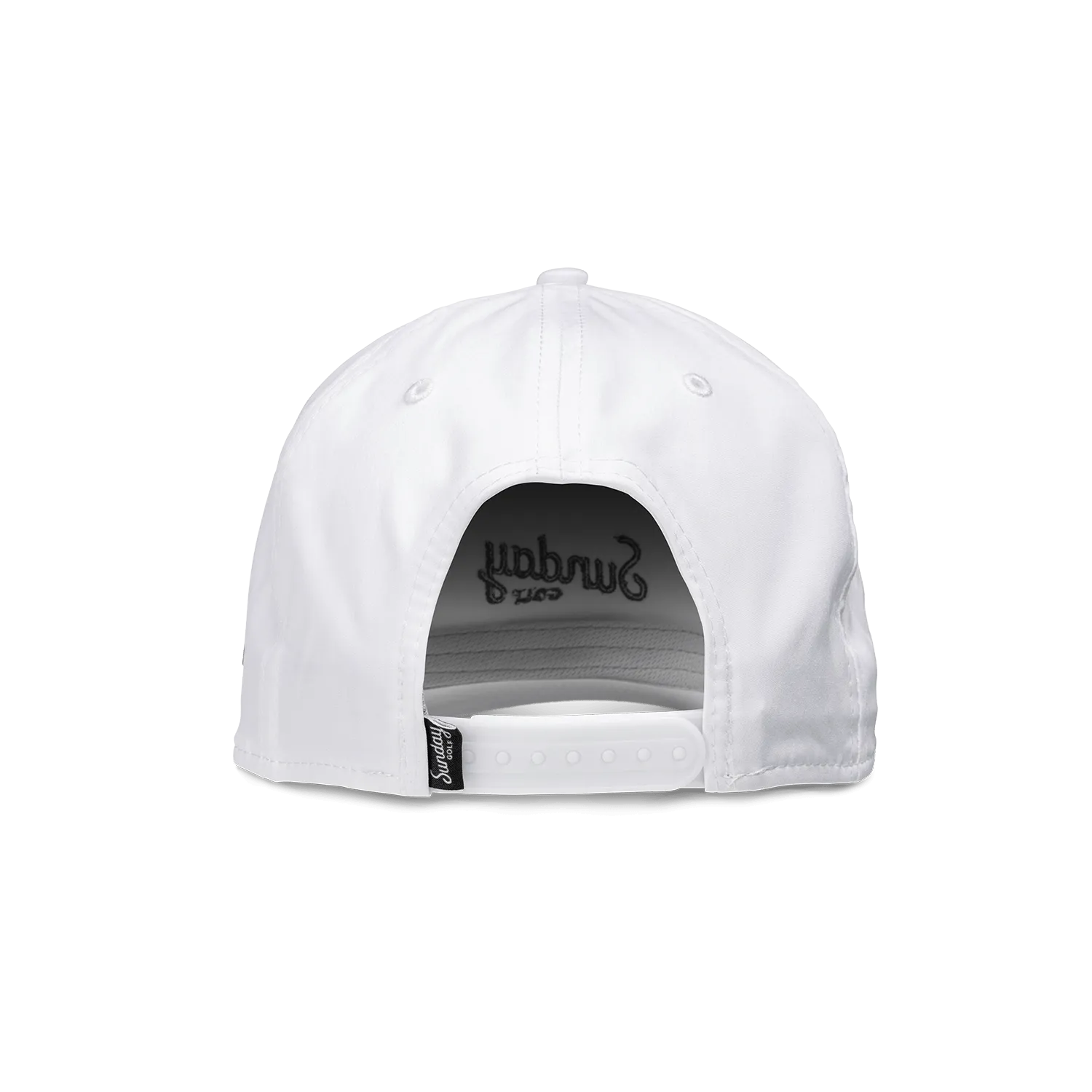 Sunday Golf Rope Hat | White & black
