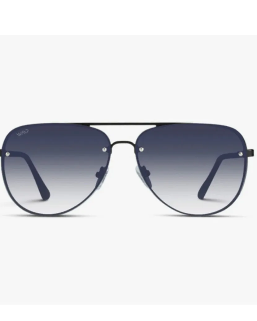 Sunglasses- Jade Black Matte/Gradient Black Lens