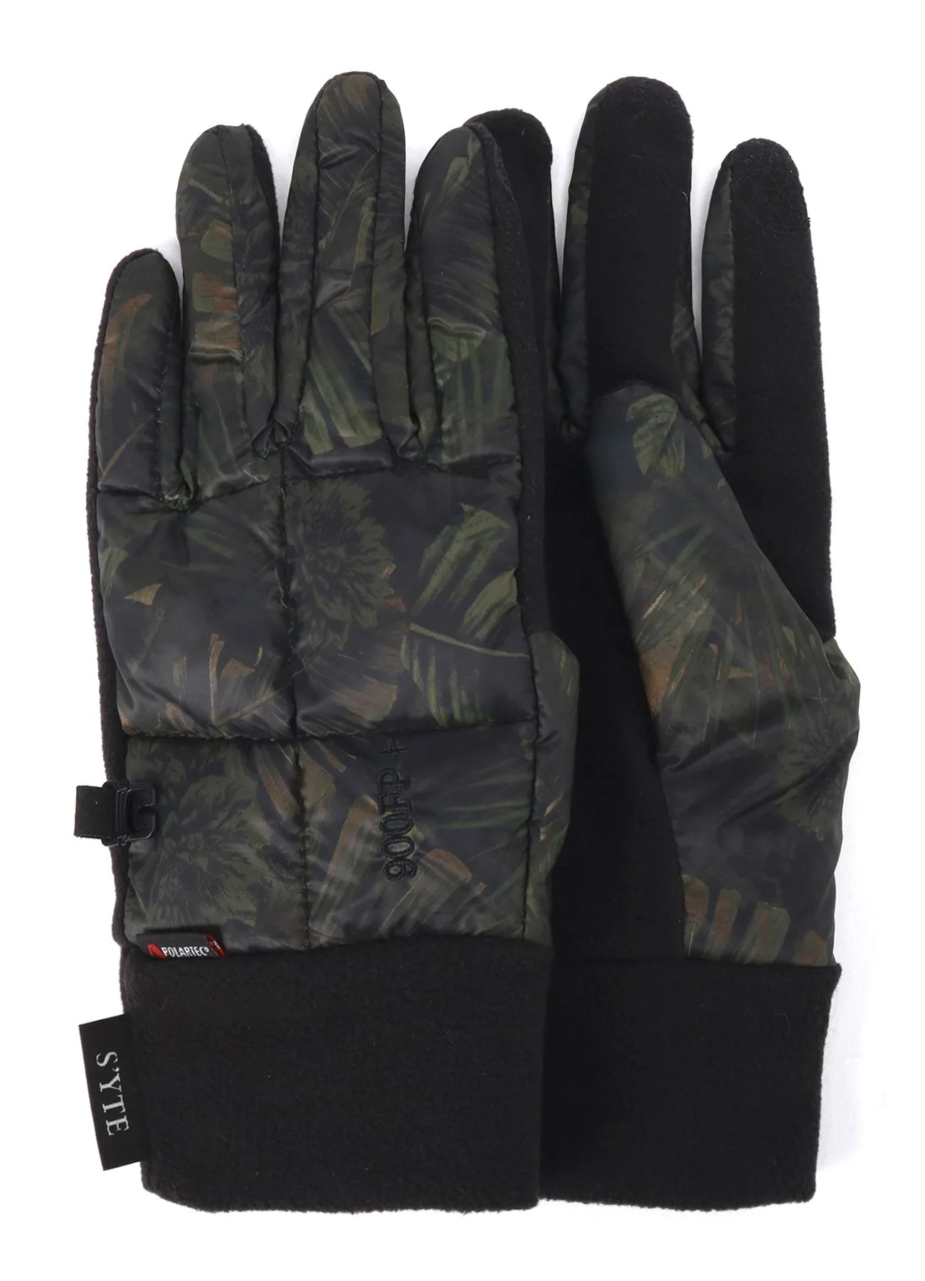 【S'YTE X TAION】DAHLIA CAMOUFLAGE QUILTED DOWN GLOVE