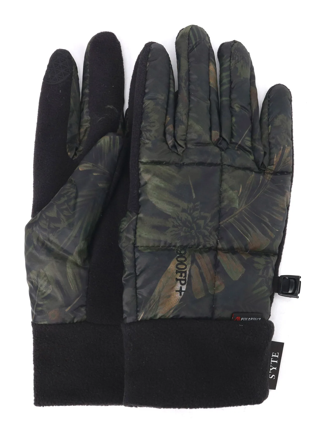 【S'YTE X TAION】DAHLIA CAMOUFLAGE QUILTED DOWN GLOVE