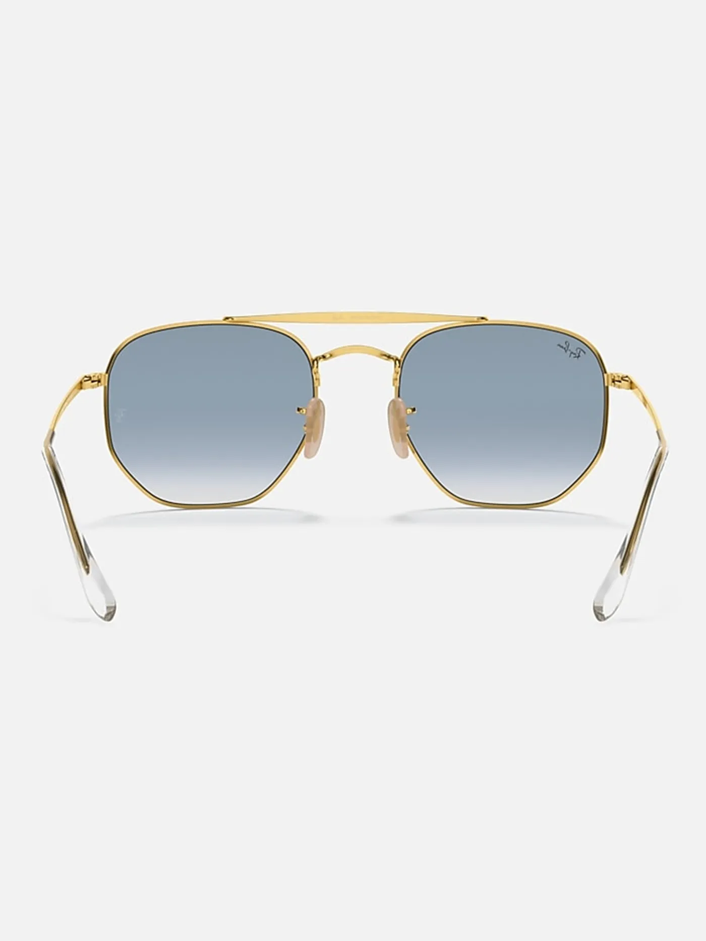 The Marshal Gold/Light Blue Gradient Sunglasses