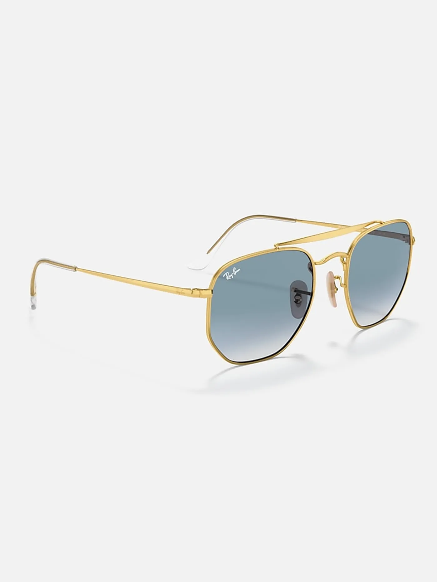 The Marshal Gold/Light Blue Gradient Sunglasses