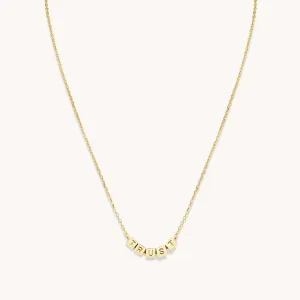 Tiny Words Trust Necklace