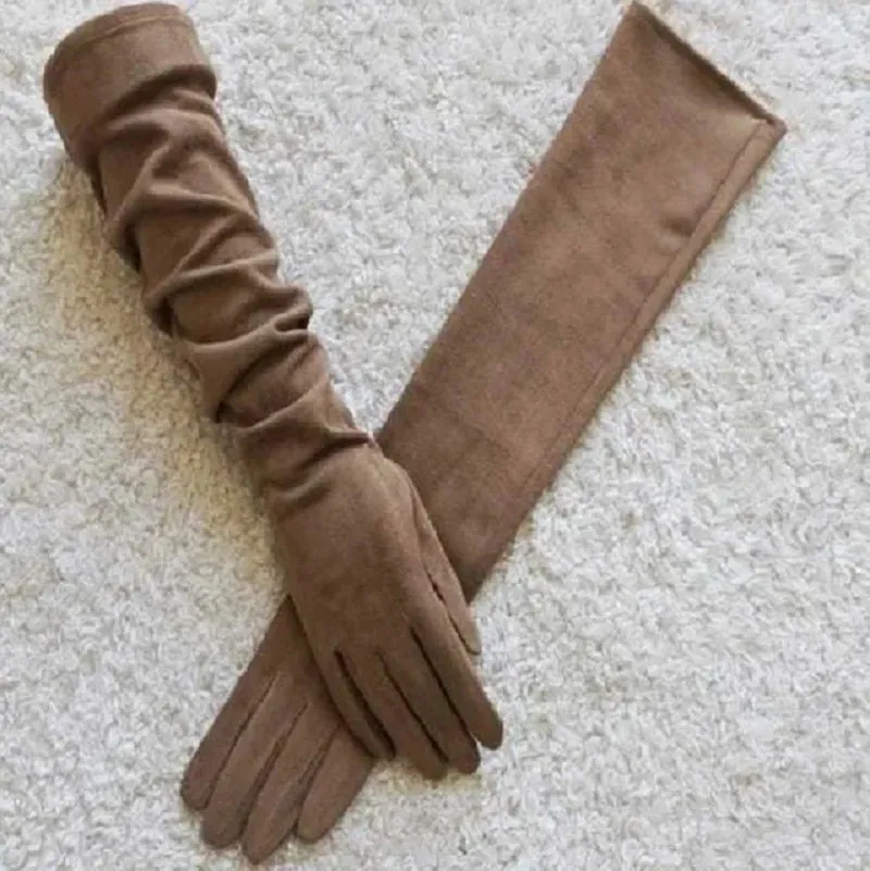 Women's Suede Gloves Winter