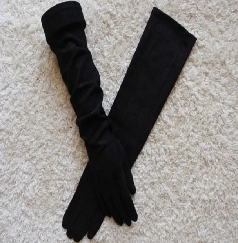 Women's Suede Gloves Winter