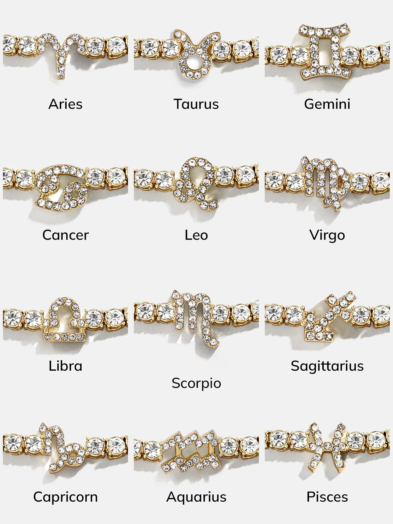 Zodiac Tennis Bracelet - Taurus